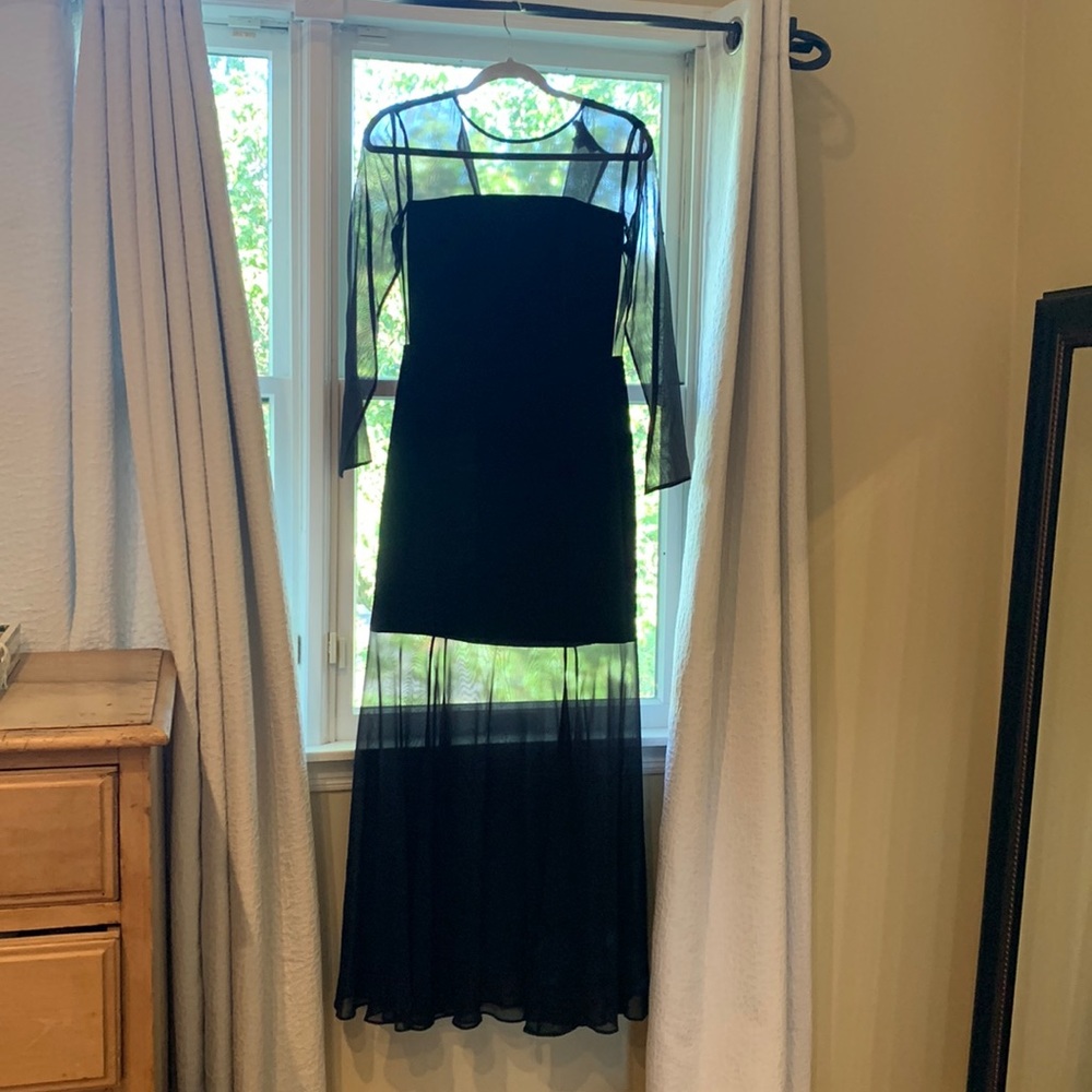 DKNY exclusive black tie dress